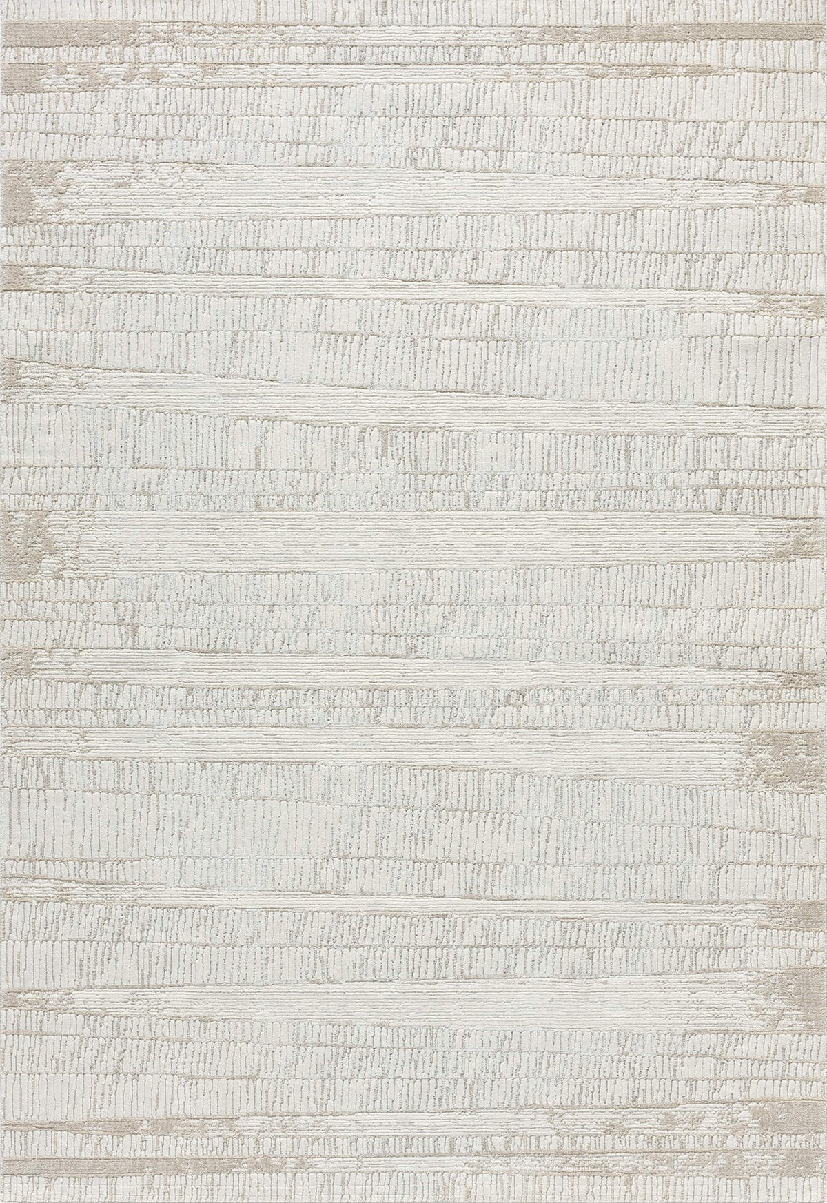 Le Canvas Cora Linen — full rug, top-down view