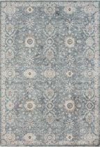 Le Canvas Eden Denim — full rug, top-down view
