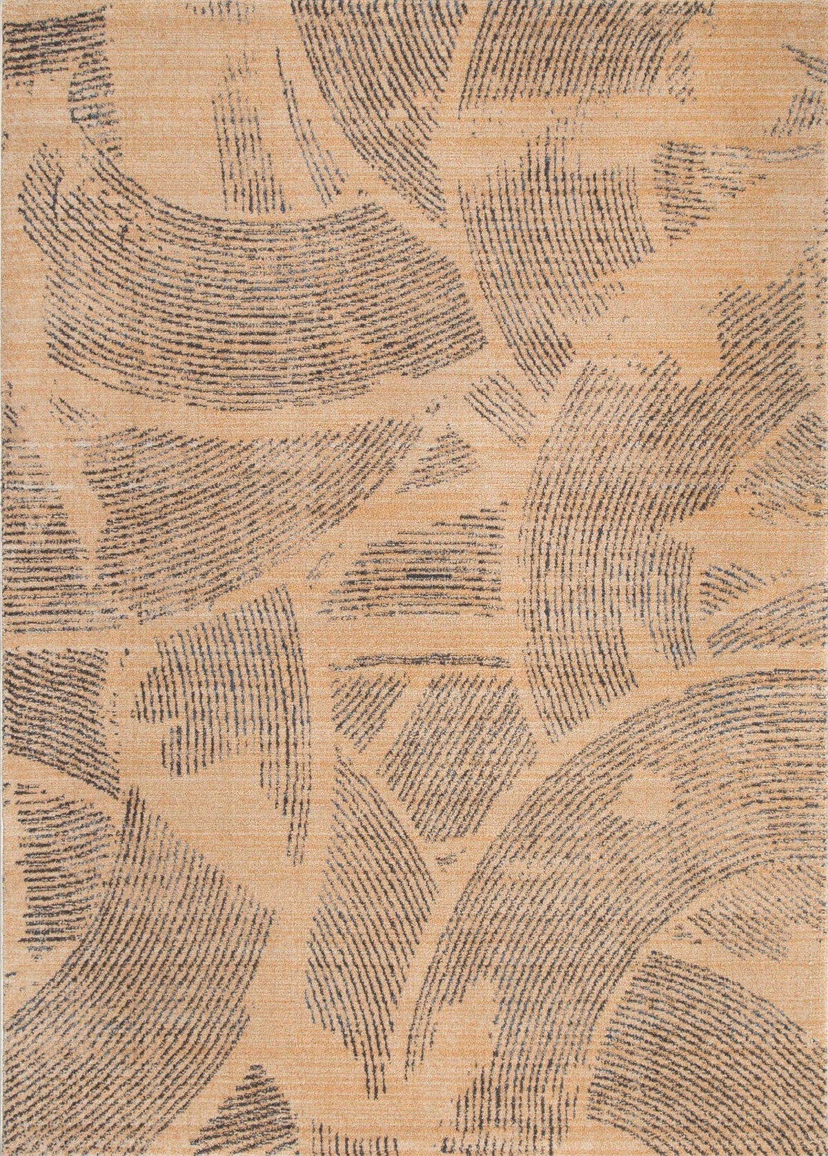Le Canvas Faye Gold — full rug, top-down view