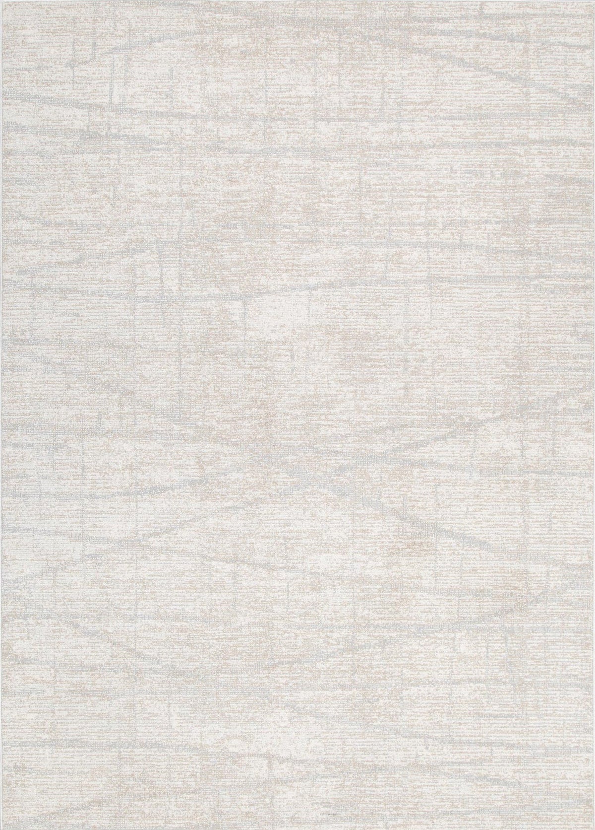 Le Canvas Galen Grey — full rug, top-down view