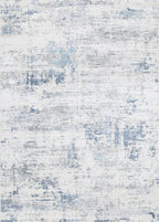Le Canvas Isolde Blue — full rug, top-down view