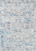 Le Canvas Niall Navy — full rug, top-down view