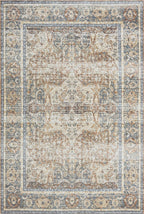 Le Canvas Noa Coral — full rug, top-down view
