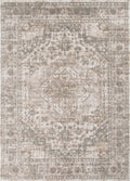 Le Canvas Olwen Olive — full rug, top-down view