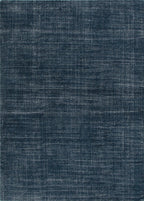 Le Canvas Quill Steel — full rug, top-down view