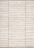 Le Canvas Wren Grey — full rug, top-down view