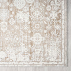 Le Canvas Alina — Cream rug, corner detail