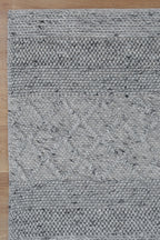 Bella Handwoven Wool Grey — DETAIL