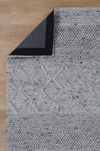 Bella Handwoven Wool Grey — DETAIL