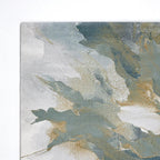 Kale Mist Flow Sage & Grey Rug Green Blue — DETAIL