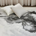 Befa Marble Ink Black & Grey Rug Grey Black — ROOM_LIFESTYLE