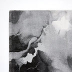 Befa Marble Ink Black & Grey Rug Grey Black — DETAIL