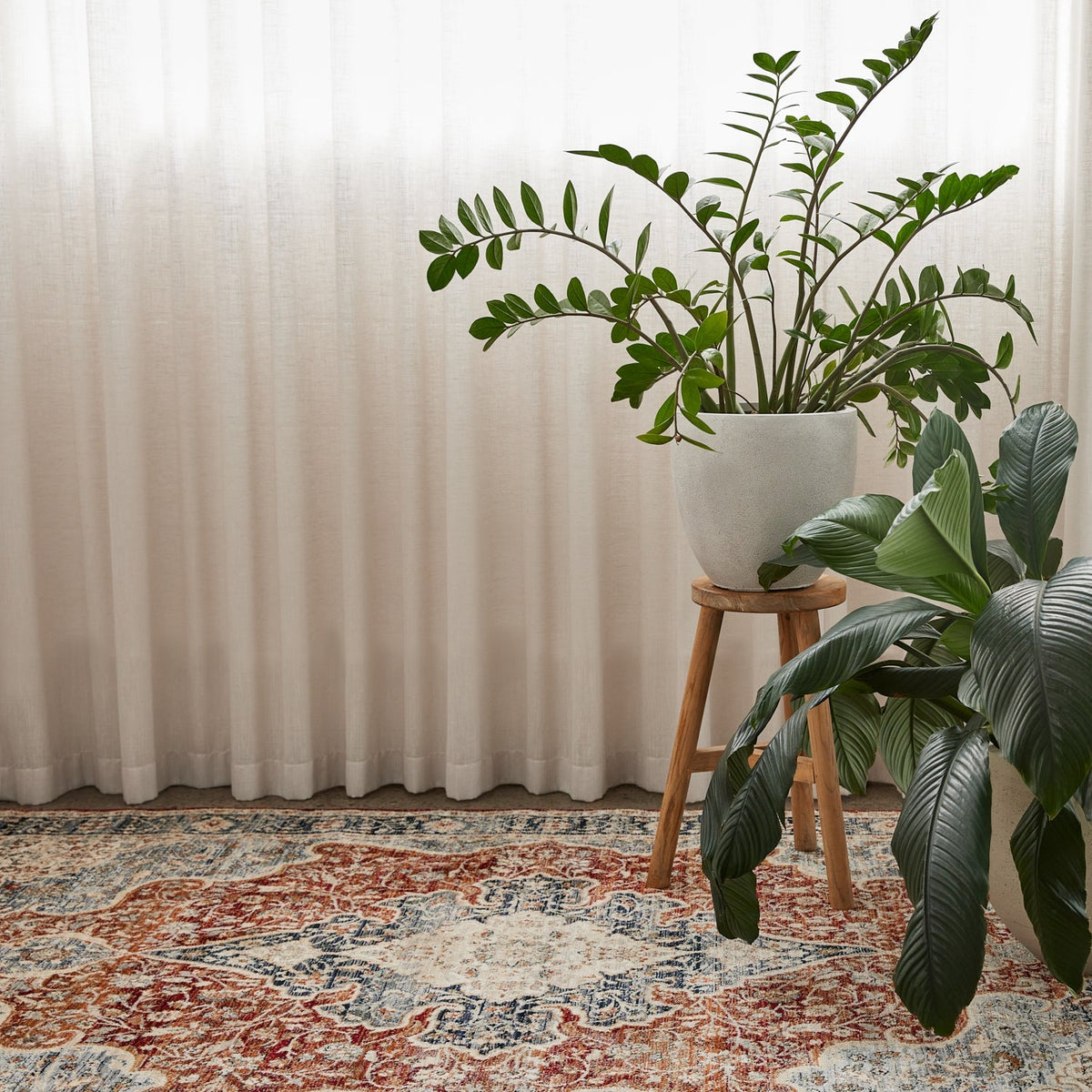 Glen Floor Rug Red Blue — ROOM_LIFESTYLE