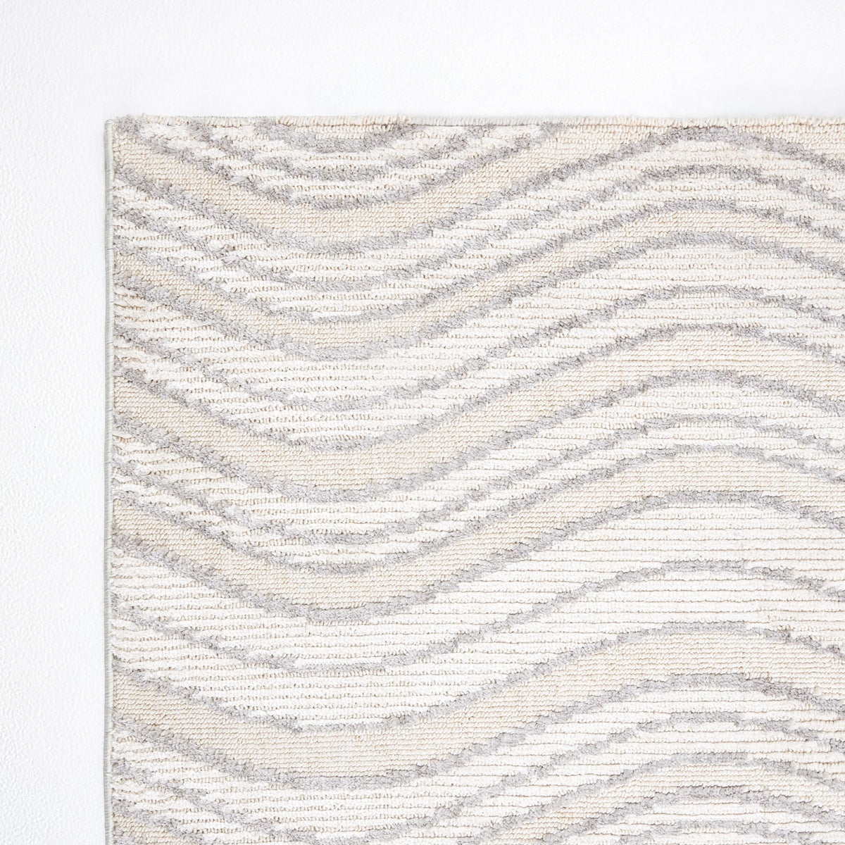 Petrie Floor Rug Ivory Beige — DETAIL