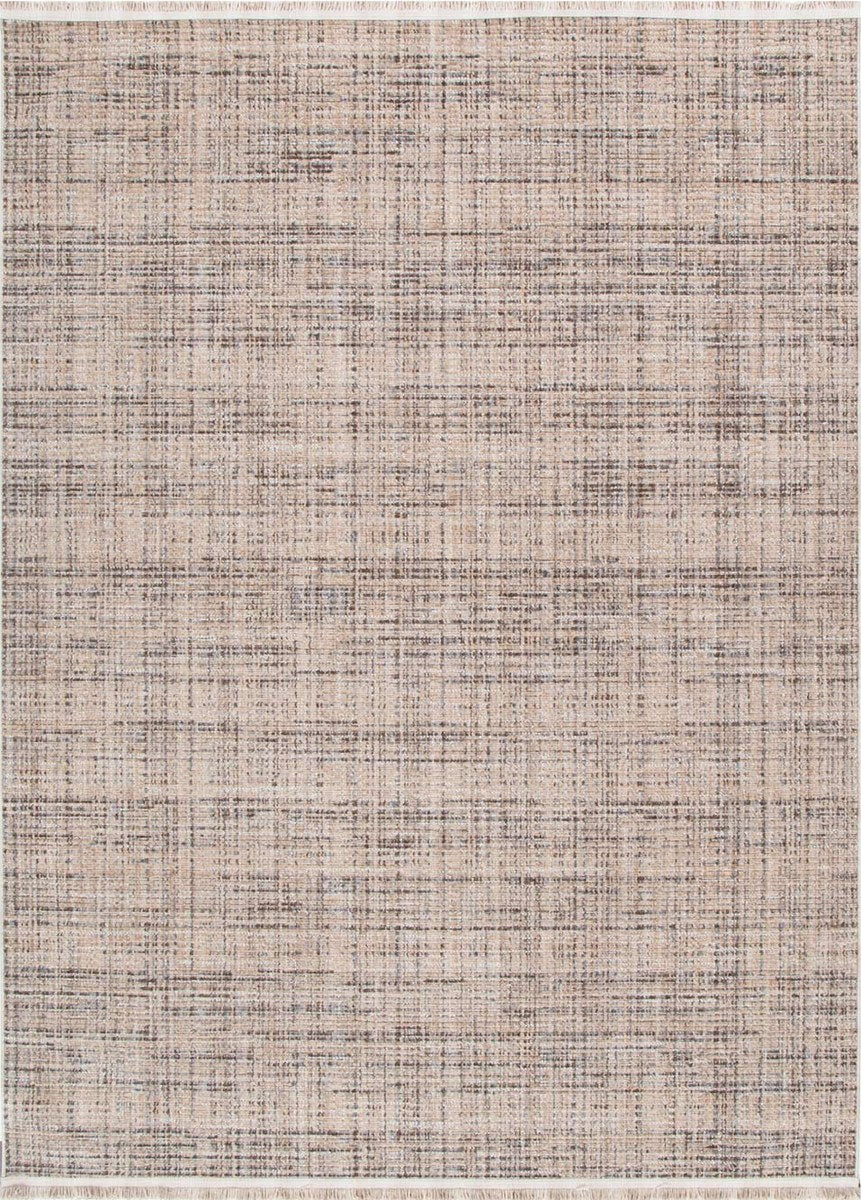 Le Canvas Elara — Beige Grey Polyester Rug