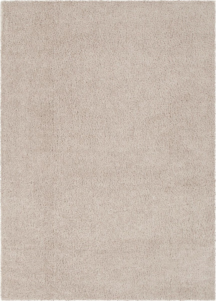 Le Canvas Sable — Taupe rug, top-down view